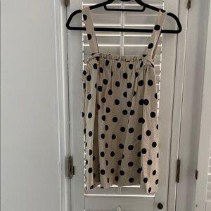 Polka Dot Beige Women's Top